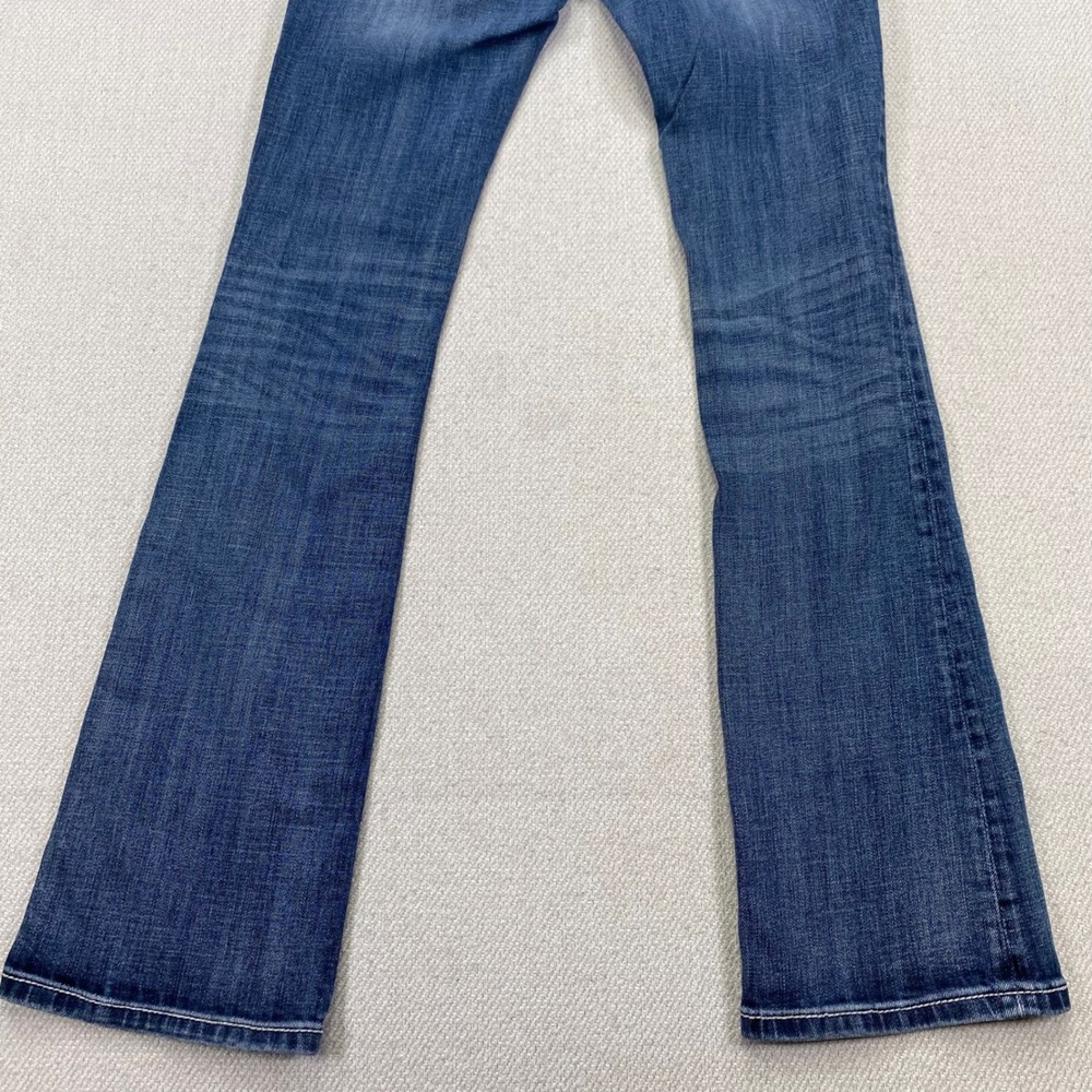 Miss Me Signature Bootcut Jeans Womens 27x 34 Medium Wash Blue Low Rise JW8168B - Picture 4 of 15